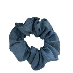 Cyflymder Scrunchies for Hair Denim Style Chic Girls Hairties Hair Accessories for Women Elastic Rubber Bands