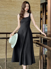 Cyflymder Elegant French Long Prom Dresses Women Classic Vest Tank Corset Backless Large Swing Robe Female Party Banquet Vestidos Mujer