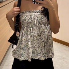 Cyflymder Floral Print Summer Svel Dr Belted Waist Regular Fit Casual Gown for Women Spring Collection Faionable Trendy