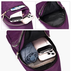 Cyflymder Crossbody Small Sling Backpack Sling Bag for Women Men, Chest Bag Daypack Crossbody for Travel Sport Running Hiking