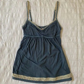 Cyflymder Euramerican Vintage American Spliced Lace Edge Tank Tops Y2k Aesthetic A -line Soft Alll Match Tops Harajuku Casual Punk Clothes