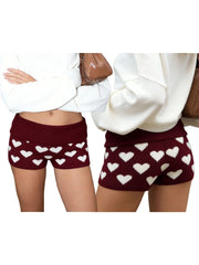 Cyflymder Women s Crochet Shorts High Waist Boho Chic Knitted Summer Shorts with Drawstring Waistband Casual Beachwear Street Style