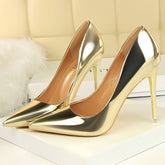 Cyflymder Shoes Classic Pumps Patent Leather Women Pumps Fashion Women Wedding Shoes High Heels Stiletto 10.5 Cm 7.5 Cm Lady Shoes