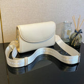 Cyflymder Fashion Crossbody Bag For Women Small Flap Bag Wide Straps Female Shoulder Bag Casual Solid Color Lady handbag phone wallet