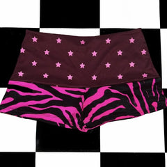 Cyflymder Euramerican Y2k Spice Women Curled Low Waist Hot Shorts Fashion Star Print Subcultural Casual Short Pant Harajuku Punk Shorts