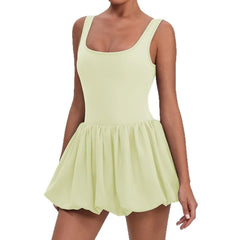 Cyflymder Women Tennis Skirts Golf Dress with Shorts Yoga Jumpsuits Pockets Badminton Clothing with Skort