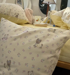 Cyflymder Cute cartoon dog flower bedding set teen 1.2 1.5 1.8,twin full queen lovely cotton home textile sheet pillow case quilt cover