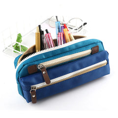 Cyflymder Large Capacity Pencil Case Estuche Escolar Pencilcase Three Layers Pen Case Astuccio Trousse Scolaire Stationery Pencil Pouch