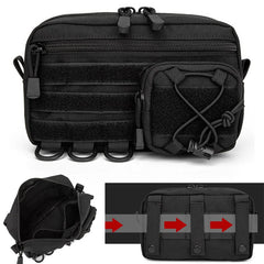 Cyflymder Men Waist Belt Bag Fanny Pack Molle Accessories Mobile Bag For Multifunctional Climb Camping Male Tool Gear Hip Bag Waist Pouch