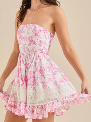 Cyflymder Women s Boho Off Shoulder Maxi Dress with Floral Print and Ruffled Hemline Perfect for Summer and Beach Vacation