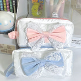 Cyflymder Pencil Case Large Capacity Pencil Case Big Pencil Pouch With Zipper Simple Stationery Bag Aesthetic Pen Bag for School office