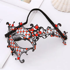 Cyflymder Sexy Lace Mask Women Eye Masquerade Halloween Party Masks Masked Ball Cosplay Masque Venetian Costumes Carnival Half Face