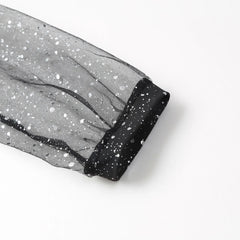 Cyflymder Elegant Romper For Women Fashion Slim Fit Silver Sequins Bodysuit Evening Party Long Jumpsuits Women's New Busniess Jumpsuit