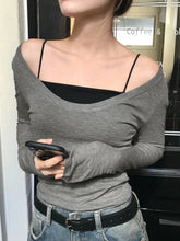 Cyflymder Casual Solid T Shirt Basic Slim O-Neck Long Sleeve Tees Women 2025 Autumn Spring Fashion Streetwear Ladies All-Match