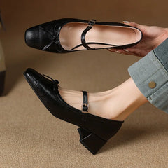 Cyflymder Women Shoes Autumn Shallow Mouth Modis Female Footwear Casual Sneaker Square Toe Bow-Knot Fall Summer 2025 Dress Big Size New On