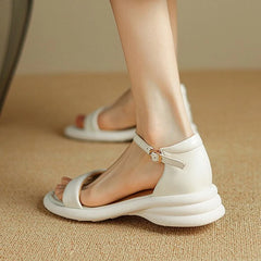 Cyflymder Women's Heeled Sandals Fashion Elegant Woman Shoes Dress Walking Comfort Slippers New Brand Chunky Mujer Flip Flops