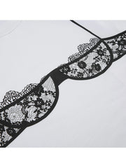 Cyflymder Holiday Casual Printed T Shirt Beach Style Slim O-Neck Short Sleeve Tees Women Summer Fashion Streetwear Ladies