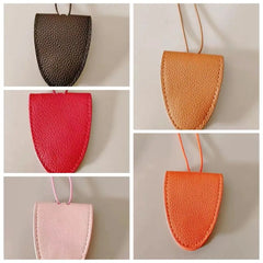 Cyflymder Anti-lost Pu Leather Magnetic Hat Clip Sunglasses Storage Neck Hanging Lanyard Glasses Clip Organizer Gadget Hat Holder Girl