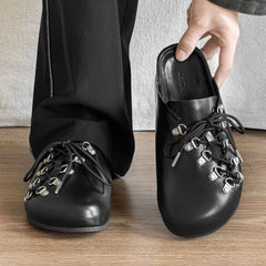 Cyflymder Unique Design Black Slide Sandals For Men Women Couple Shoes Summer Breathable Mule Slip On Casual Daily Footwear