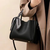 Cyflymder Vintage large capacity Tote bag basket handbags crossbody messenger bag bucket bag Korean fashion daily shopping underarm bags