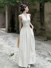 Cyflymder plus Size V-Ne Svel Dr Women Summer 2025 New Sle Slimming Waist High Waist A-Line Long Dr for Vaion