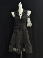 Cyflymder Summer New Black Dress Waist Spice Girl Style Skirt