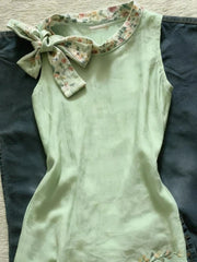 Cyflymder French Elegant Vintage Flower T Shirt Women New 2000s Harajuku Summer Kawaii Sleeveless Tops Aesthetic Y2k Retro Clothing