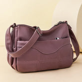 Cyflymder Sewing Thread Pu Zipper Ladies Shoulder Bags Commuting Crossbody Bags for Women High Quality 2025 Bolso Mujer