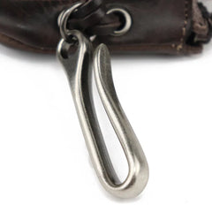 Cyflymder Unisex Retro Real Leather Key Bag Zipper Card Bag Door Car for Men Women Key Holder Organizer Pouch Housekeeper Case