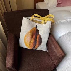 Cyflymder Korean Vintage Print Underarm Bag Office Lady Y2k Aesthetic Fashion Chic Handbags Japanese Casual All Match Shoulder Bags Women