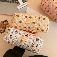 Cyflymder Cute Pencil Case for Girls Boys Pencil Pouch kawaii Pen Pencil Box Bag Holder for School Students