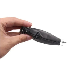 Cyflymder Practical Car Key Case Men Women Leather Wallets Holder Housekeeper Covers Zipper Bag Keychain Cover For Keys Organizer Card