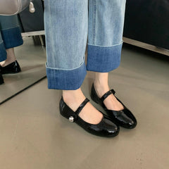 Cyflymder Round Toe Shoes Woman Casual Female Sneakers Shallow Mouth Flats Modis Autumn New Dress Winter Cute Fall Comfortable Leisur