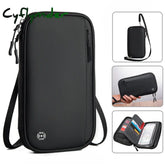 Acoki Travel Wallet Family Passport Holder Documents Organizer Durable Case With Rfid Blocker For