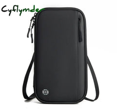 Acoki Travel Wallet Family Passport Holder Documents Organizer Durable Case With Rfid Blocker For