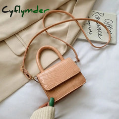 Alligator Pattern Bags Pu Leather Flap Shoulder Messenger Top-Handle Crossbody Purse For Women