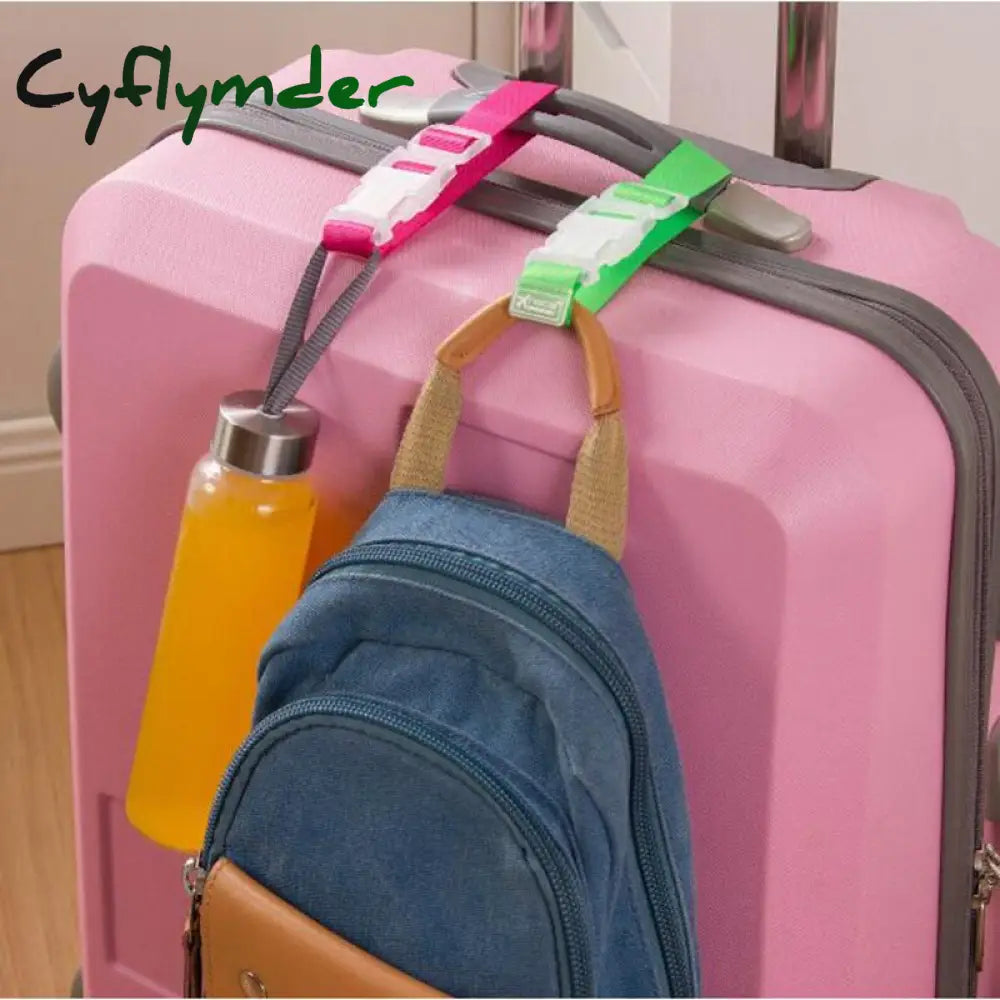 Button Buckle Adjustable Security Portable Bag Parts Suitcase Hanger Luggage Strap Belt Aircraft