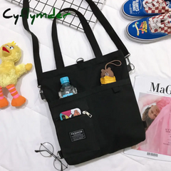 Cute Shopping Bags Women Pink School Bags For Students Casual Backpacks Kids Black Handbags