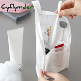 Cyflymder 1 Pc Folding Zipper Travel Makeup Brush Bag Portable Mesh Cosmetic Toothbrush Washing
