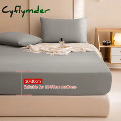 Cyflymder 100% Waterproof Mattress Covers Protector Adjustable Bed Fitted Sheets With Elastic Band Single Double King