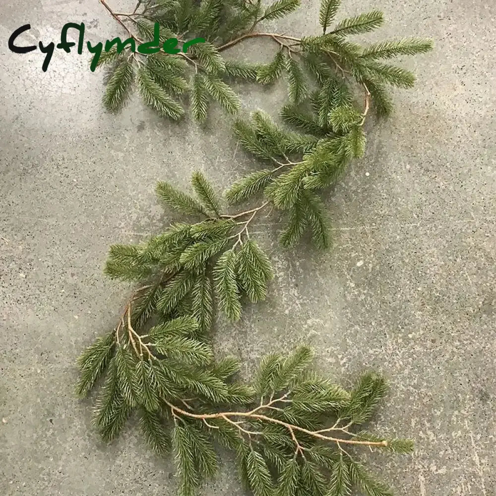 Cyflymder 180CM Artificial Plants Pine Needle Wedding Wreaths Home Garden lawn Christmas Tree diy Decorative Hot