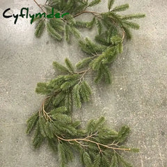 Cyflymder 180CM Artificial Plants Pine Needle Wedding Wreaths Home Garden lawn Christmas Tree diy Decorative Hot