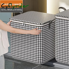 Cyflymder 1Pc Futon Storage Bag Non-Woven Fabrics Transparent Visual Window For Quilt Household