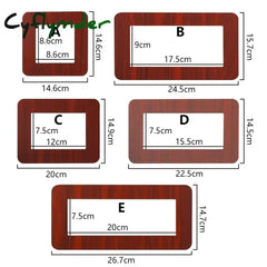 Cyflymder 1PC Modern Simple Anti-Dirty Buckle Type Non-Adhesive Dustproof Switch Protective Cover Outlet Wall Sticker