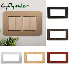 Cyflymder 1PC Modern Simple Anti-Dirty Buckle Type Non-Adhesive Dustproof Switch Protective Cover Outlet Wall Sticker