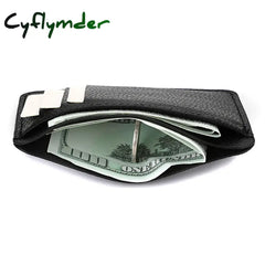 Cyflymder 1Pc New Ultra-thin Soft Wallet PU Leather Mini Credit Card Wallet Candy Color Bank Credit Card Box Female