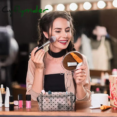 Cyflymder 1Pcs 5Pcs Love Makeup Bags Mesh Cosmetic Bag Portable Travel Zipper Pouches For Home