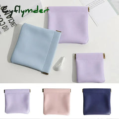 Cyflymder 1Pcs Portable Pu Leather Coin Purse Earphone Bag Headphone Organizer Mini Sundry Cosmetic