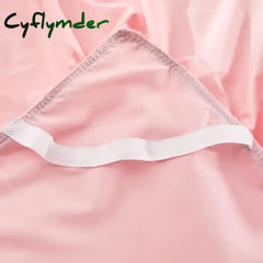 Cyflymder 1pcs Princess Bed Skirt Ruffled Lace Bed Skirt Non-slip Mattress Cover Solid Color Bedsheet Protector