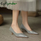 Cyflymder 2025 Brand Shoes Female Slip on Women’s High Heels Fashion Office & Career Pumps Women Pointed Toe Thin Heels